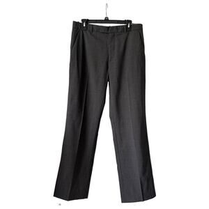 Theory Men’s Style 90011212 Charcoal Gray Wool Blend Trouser Dress Pants Size 34